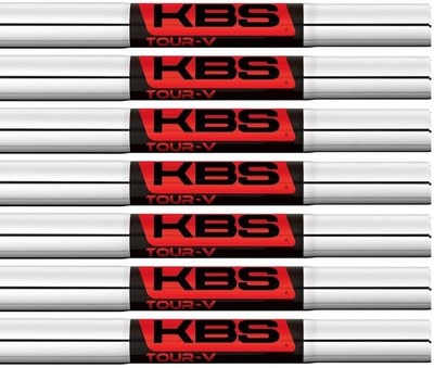 KBS Tour-V 120 Iron Shafts 4-PW - X-Stiff Flex - .355 Taper