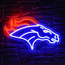 Dimmable Football Neon Sign for Man Cave, Garage, or Game Room Decor
