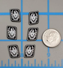 WWII German officer collar tab lot 1/6 scale toys 3R DID bbi Joe emblem insignia