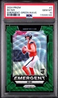 2024 PANINI PRIZM BO NIX EMERGENT ROOKIE RC GREEN PRIZM #3 PSA 10