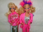 Vintage Mattel Barbie & the Rockers Dolls w/ Clothing Outfits 1985 1986 EUC