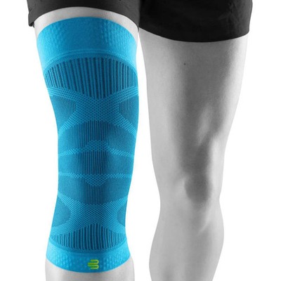 Bauerfeind Sports Compression Knee Support, Black Kniebandage türkis