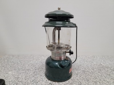 Coleman Lamp Model 286A 288A Lantern Green With Plastic Carrying