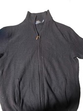 Polo Ralph Lauren Men  s Full Zip Knit Sweater Jacket Navy Blue Size M Cotton