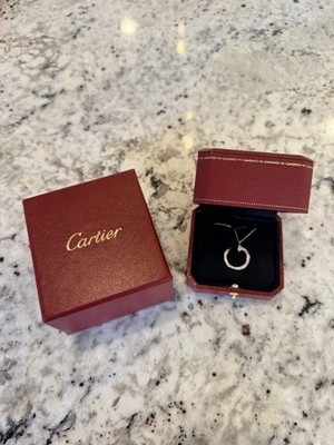 Cartier Juste in Clou 18K Rose Gold Diamond Nail Pendant Necklace