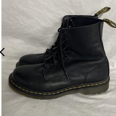 Dr. Martens 1460 Pascal Ambassador Black Leather Lace Up Boots Mens 8 Womens 9