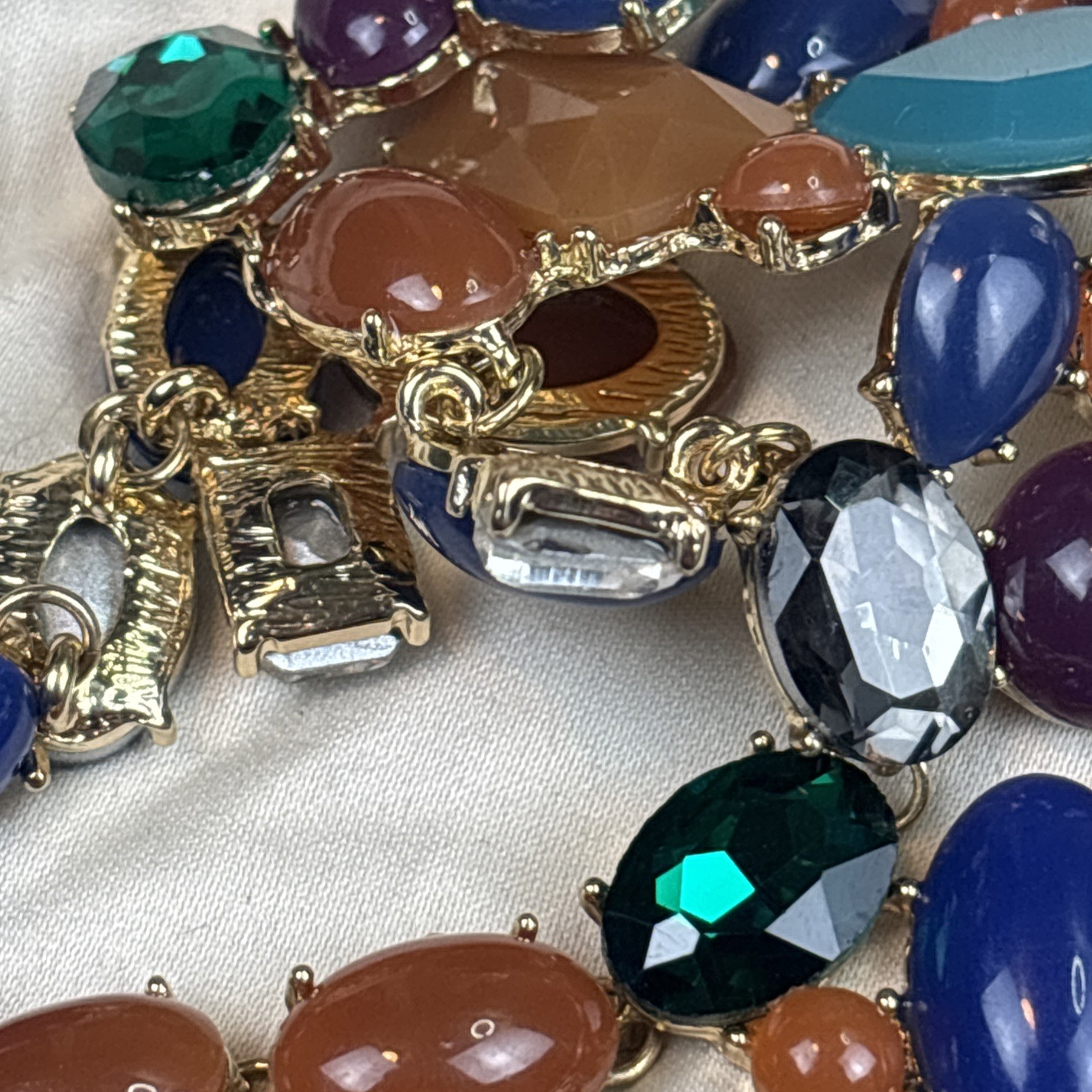 Maximalist Multicolor Statement Necklace Bold Chu… - image 17