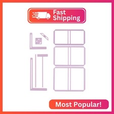 UPTTHOW 9Pcs Bookbinding Easy Scrapbooking Tool for Starter, Complete Great Sten