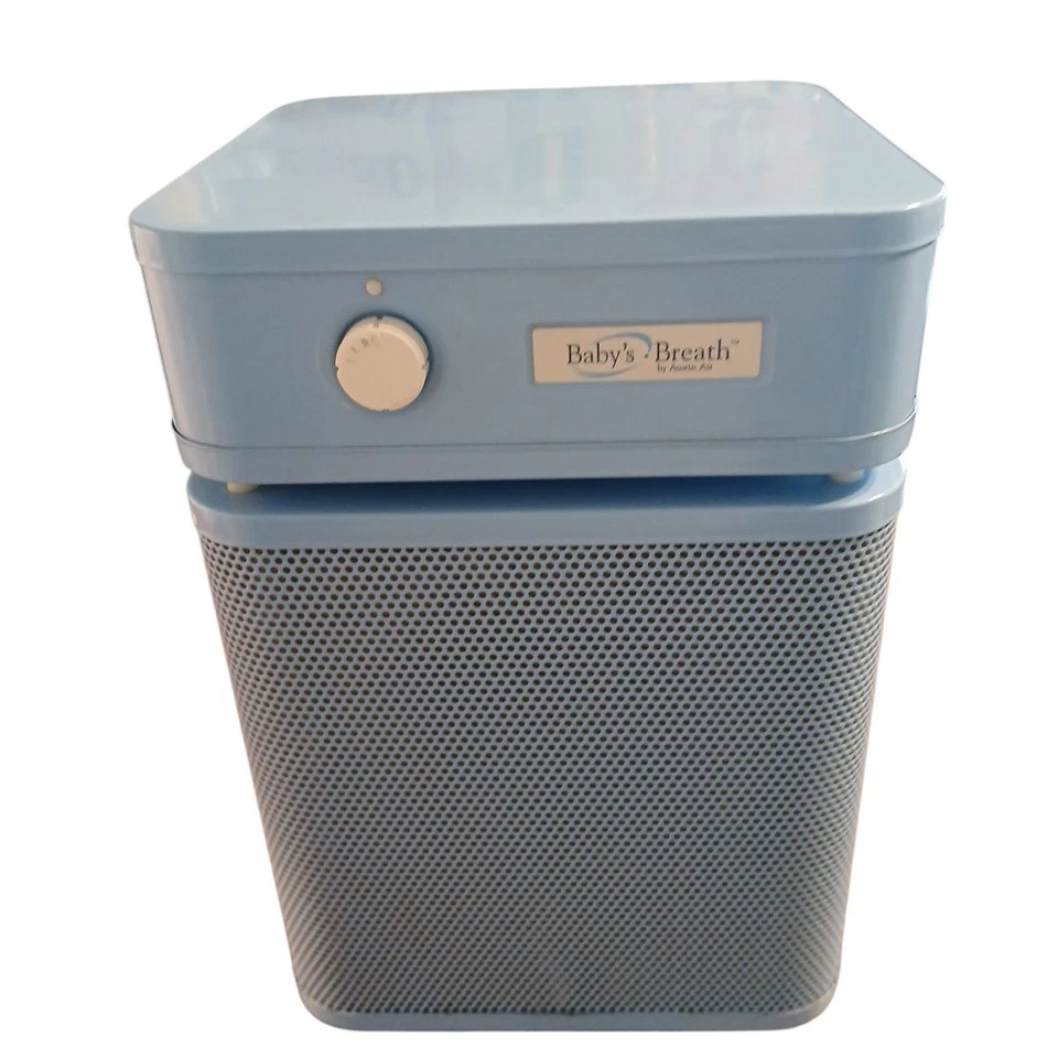Purificador de aire Baby's Breath Austin Air Baby azul HEPA 3 velocidades HM200 120V 82W LEER Foto 3 de 4