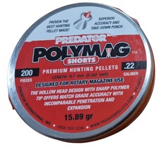 Predator Polymag (Short) .22/5.5mm (200ct) Air gun pellets
