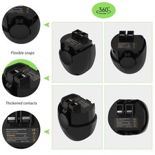 5,0Ah 4,8V Akku für Metabo 6.27270 6.27271 6.27273 6.31858 60005952 Powergrip 2