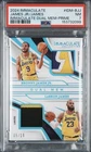 LeBron James / Bronny James Dual MEM #/10 PSA 7 RARE Father Son Lakers SSP