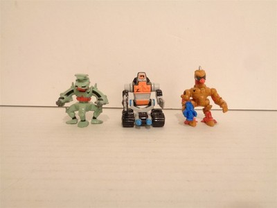 1993 Galoob Z-Bots Morphbots Terrakon Toze Scrag 3 Action Figure Set Complete