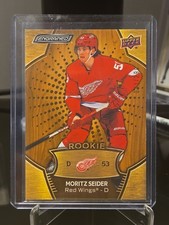 Moritz Seider 2023-24 Engrained Rookie Oak /299 #195 Detroit Red Wings