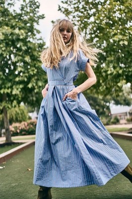 Hunter Bell Sloane Wickelkleid Größe 12