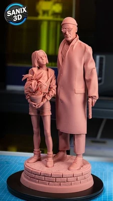 Leon der Profi 3D Druck verschiedene Größen Fanart unbemalt