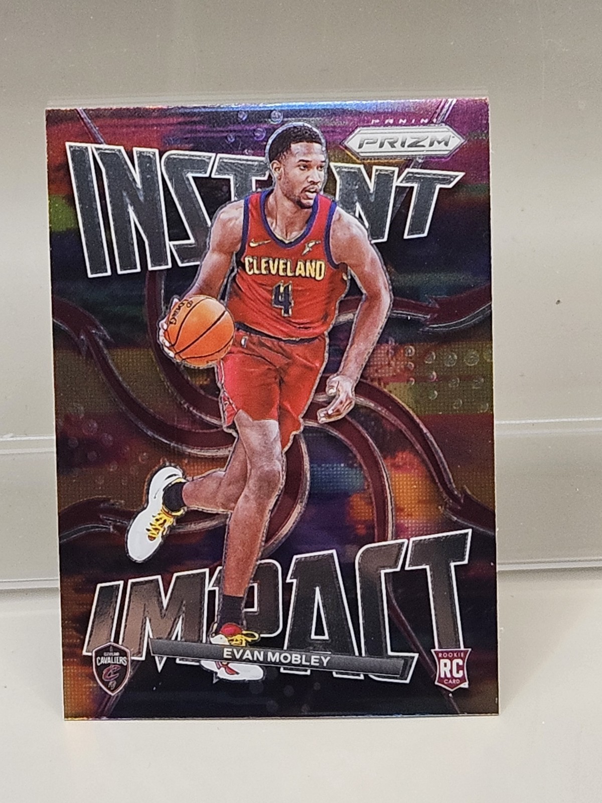 Evan Mobley Prizm 21-22 #10 Instant Impact Rookie Card Cleveland Cavaliers