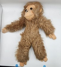Vintage MONKEY Chimpanzee Stuffed Animal Plush Toy 15" Orangutan 1977 R Dakin
