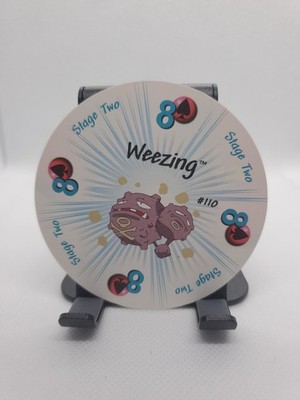 1999 Pokemon Rummy Card Weezing #110 Stage Two Eight of Spades 