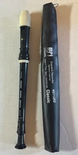 Soprano Recorder Baroque Fingering System #211202 Black Leather Case MPI Classic