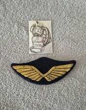 Aile de casquette d'officier armée de l'air en cannetille crochet dépose