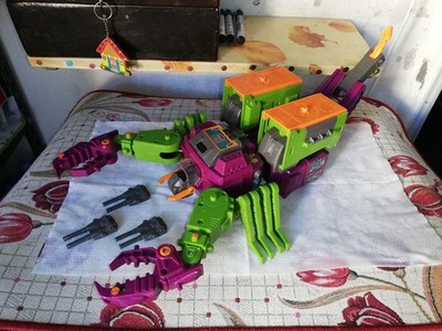TRANSFORMERS G1 TAKARA SCORPONOK HEADMASTER + ZUBEHÖR - UNVOLLSTÄNDIG LOOSE LOOK