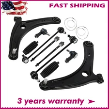 For Mitsubishi Lancer Outlander Front Lower Control Arms Sway Bars Tie Rods Kit