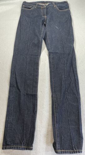 Evisu Donna Jeans Sz 28 Women's Blue Denim Regular Denim Pants - Picture 1 of 11