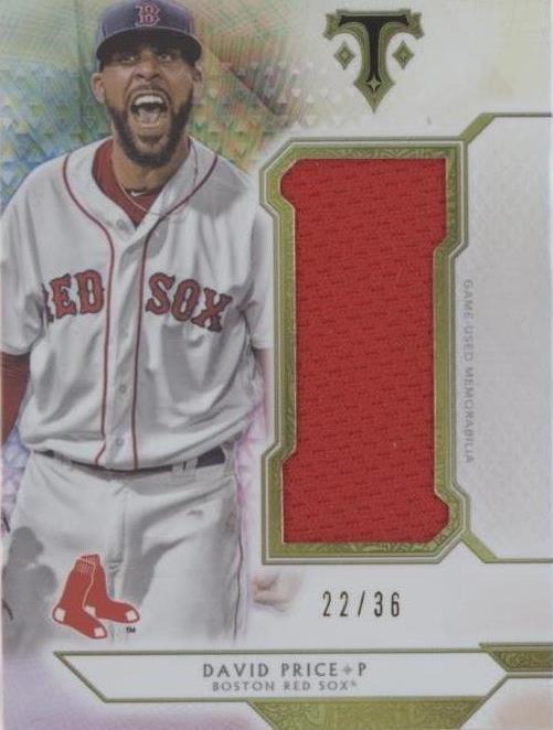 2018 Topps Triple Threads - David Price #SJR-DP3 - 1 of 1