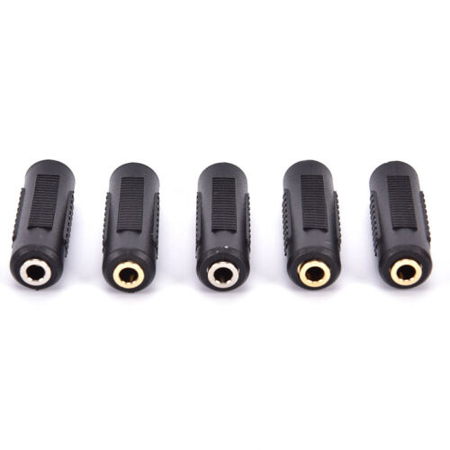 Stereo 3.5mm 1/8" Aux Female to Female F/F Jack Audio CouplerAdapterConvert T*DB - Picture 1 of 7