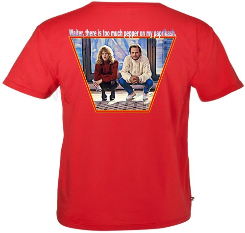 When Harry Met Sally: Paprikash Parody T-Shirt - Picture 4 of 6
