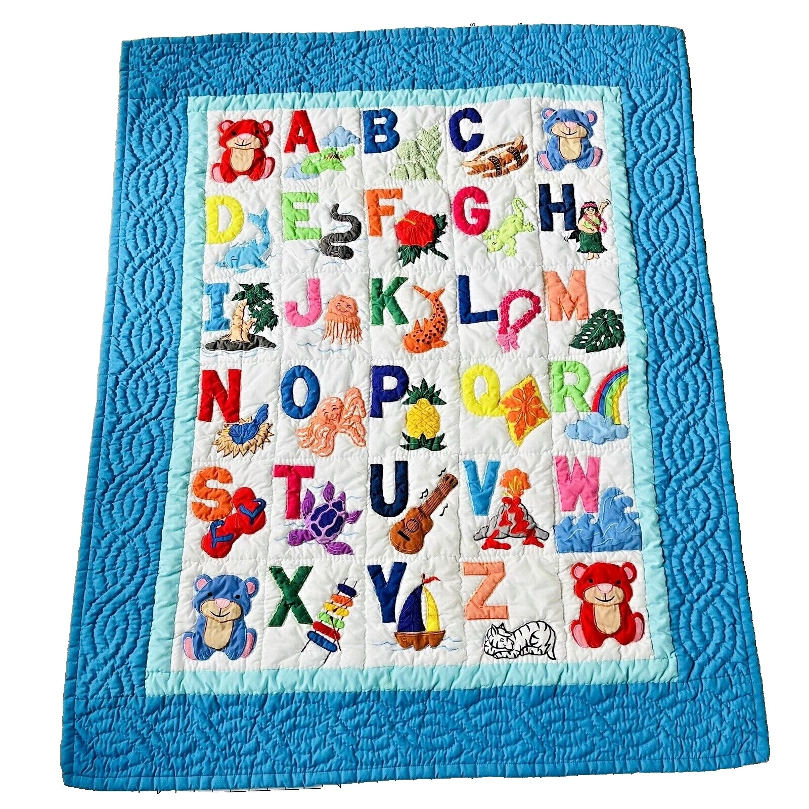 Cotton Blend Unisex Beach & Tropical Nursery Bedding