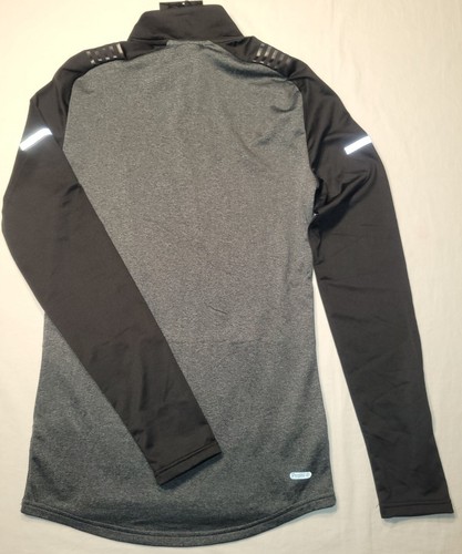Spyder Active Men's Gray 1/4 Zip LS Pullover Thermal Top Size Small FREE SHP $92 - Picture 4 of 6