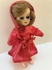 1950's Cosmopolitan Ginger , Beautiful Red Vinyl Raincoat With Tie Closure