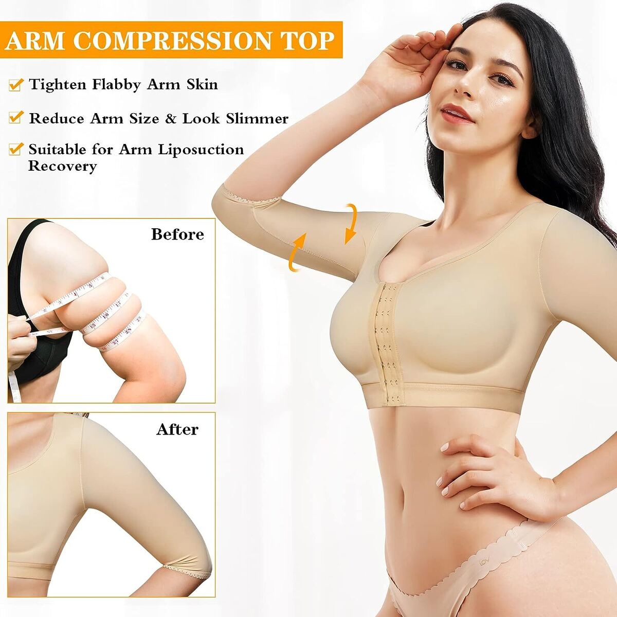 Slimming & Smoothing Arm Compression Shaper