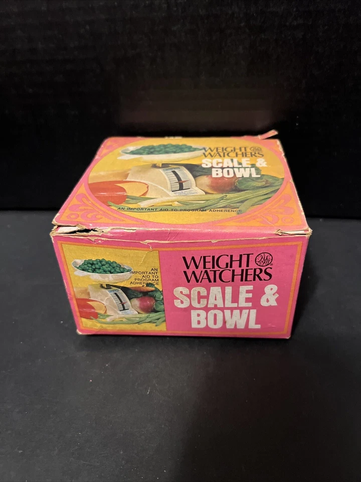 WIGHT WATCHER'S SCALE BOWL 1972 CAJA ORIGINAL, PARECE COMO SI NUNCA SE USARA, SIN DAÑOS Foto 4 de 4