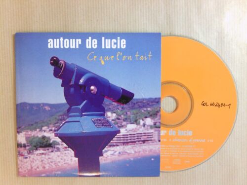RARE CD 2 TITRES / AUTOUR DE LUCIE / CE QUE L'ON TAIT / TRES BON ETAT - Foto 1 di 2