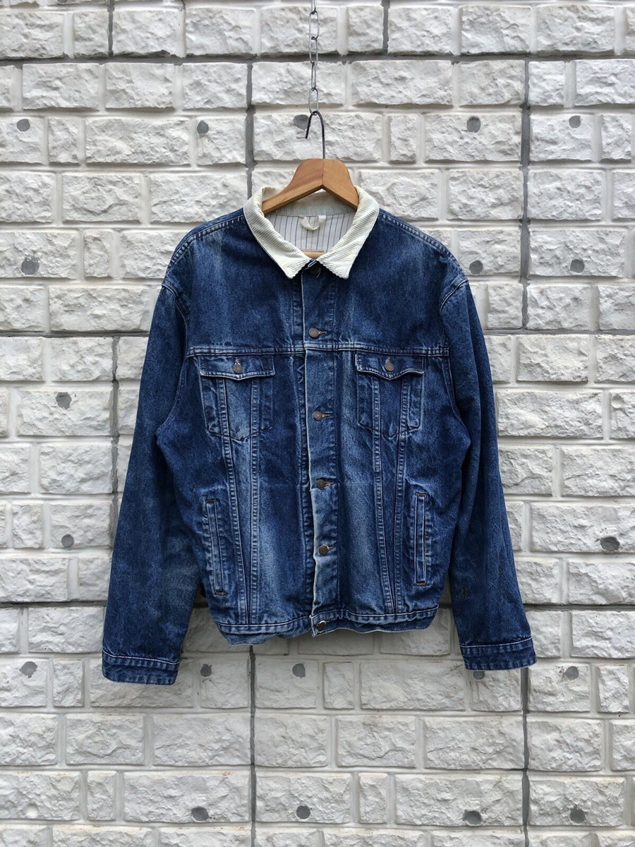 Vintage 80s Levi's Denim Jean Trucker Faded Jacket Men's Sz