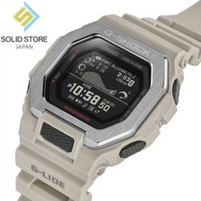 CASIO G-SHOCK GBX-100-8JF G-LIDE Bluetooth Tide Graph Moon Data Watch Beige 46mm