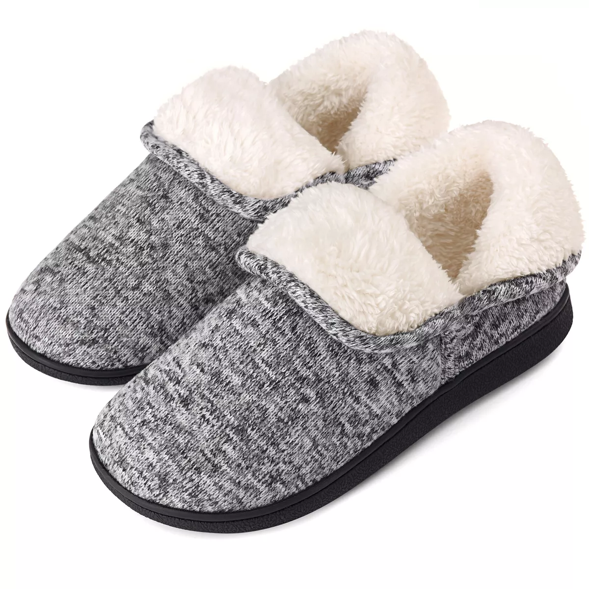 VONMAY Womens Comfy Boots Slippers Memory Foam Ankle High House