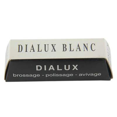 White Dialux Blanc Polishing Compound 4oz For Silver & Alloys Reflective Finish