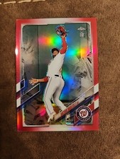 2021 Topps Chrome Ben Baller  Victor Robles RED REFRACTOR #4/5 SSP Nats #219 🔥