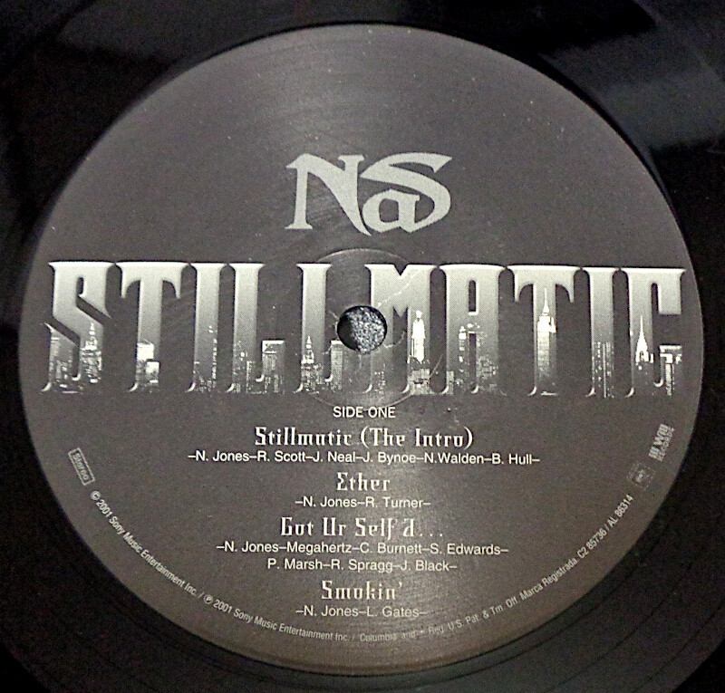 Nas Stillmatic Columbia 2001 US Original 2LP Hip Hop Thug