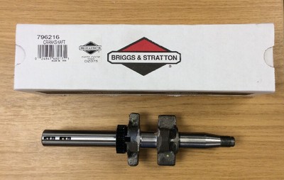 GENUINE BRIGGS & STRATTON CRANKSHAFT 796216 - genuine Briggs parts 