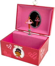 The San Francisco Music Box Company Ballerina with Hearts Music Box