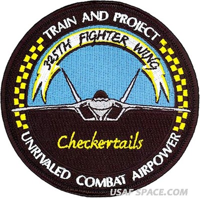 USAF 325th FIGHTER WING -CHECKERTAILS- UNRIVALED COMBAT AIRPOWER