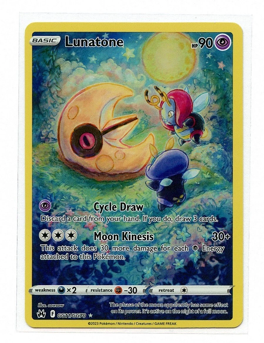 Lunatone Pokémon TCG Cards for sale | eBay