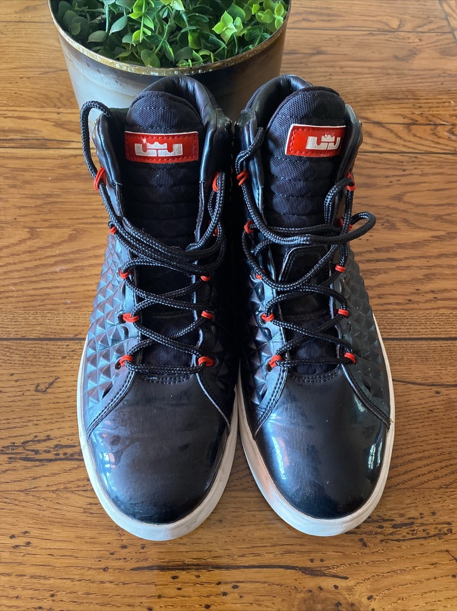 Nike LeBron XII 12 NSW Black Challenge Red Men Shoes Size 8  display picture 2