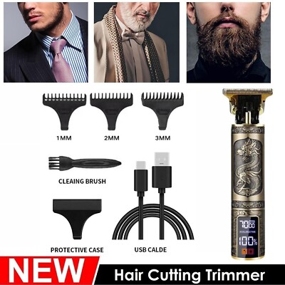 Cordless Hair Clippers Beard Trimmer Hair Cutting Barber Shaving Machine for Men