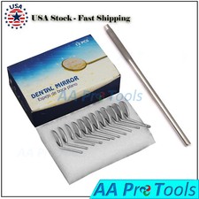  12 Pack Dental Mouth Mirror heads Cone Socket 4 Front Surface